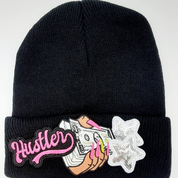 She Hustles Different beanie - Picture 1 of 2